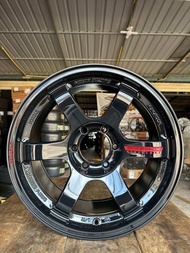 te37 ก้านยก SUV สีดำเงา ขอบ18”กว้าง9” offset 0 แถมฟรีจุ๊บยาง(1ชุด=4วง)