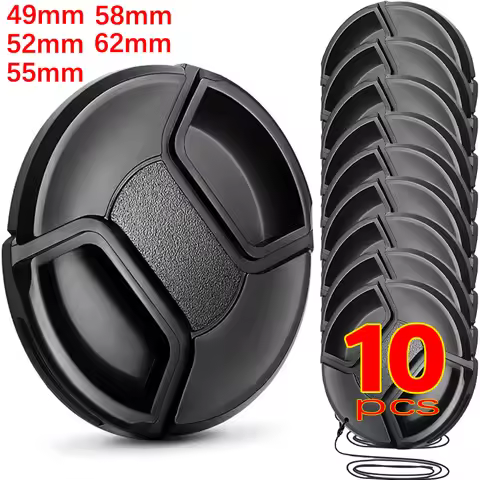 Universal Snap on Camera Lens Cap For Canon Nikon Sony Fuji Olympus DSLR 49mm/52mm/55mm/58mm/62mm Le
