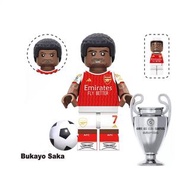全新末開 Arsenal - Bukayo Saka 2025-2026 英超 冠軍 - 阿仙奴 世界足球明星- 布卡約 沙卡 薩卡 第三方 Not Lego [3]