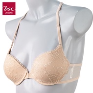 BSC Bra BB6359 Grade A With Removable Bubble Push Up 3/4 Mole Shape Front Hooks Decorated With Soft Lace Model