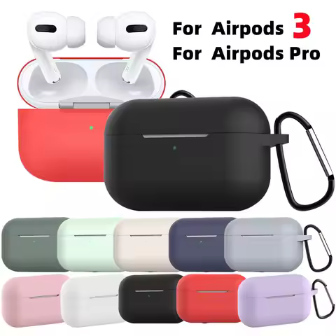 Silicone Cover Case For apple Airpods Pro Case Air Pods 3 Bluetooth Case Protective For Air Pod Pro 