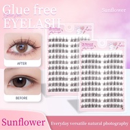[Free tweezer] 120 cluster lashes glue free False Eyelashes Self-Adhesive New Upgraded Softer Lashes
