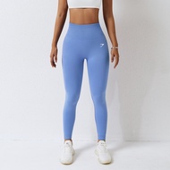 Gymshark Yoga Pants Peach Hip Lifting Trousers High Quality Slim Fitness Training Running Tights 【MA
