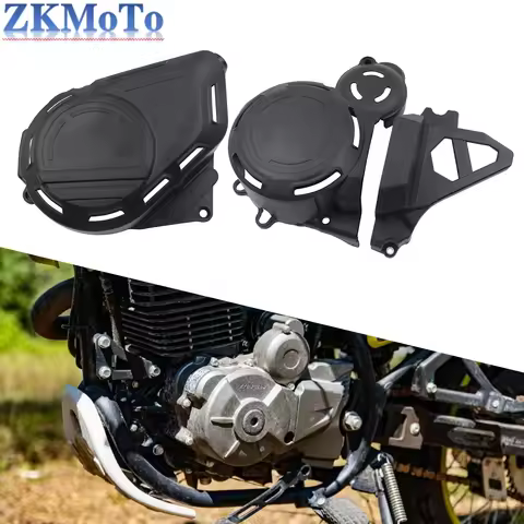 For ZS172FMM-5 Engine Clutch Guard Water Pump Cover Ignition Protector For ZongShen PR250 Engine AJ1