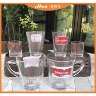 Carnation Measuring Cup 8oz + 6oz + 1.5oz Jar (Get 6 Pieces Mixed Sizes) Fast Delivery 2-4 Days To G