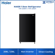 HAIER 208L/236L 1 Door Refrigerator HR-208H / HR-236H | 5 Star Energy Saving | Low Energy Consumptio
