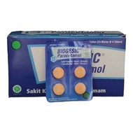 BIOGESIC - relieves headaches (1 Blister - 4 Tablets)