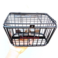 Rổ xe inox pas đa năng gắn cho xe cub dream wave Rổ xe trυng rổ xe mini  phụ kiện xe máy phụ tùng - 