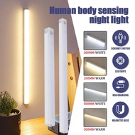 Motion Sensing Night Light LED Light Under Cabinet Light Motion Sensor Closet Light Cabinet USB Rechargeable Lamp Cabinet Light