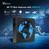 💥FREE Full Lifetime IPTV Channels Movies Dramas💥 X98 MINI Smart Android TVBox 5GWIFI Bluetooth 4K Android 11.0