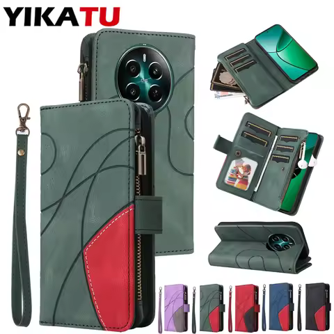 Magnetic Wallet Case For OPPO Reno12 Pro 5G Reon7 Z RenoZ Reno8 T 4G Reno7 Reno5 F Reno4 Z K10 K12X 