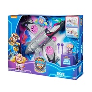 Paw Patrol: The Mighty Movie, Transforming Rescue Jet with Skye Mighty Pups Action Figure, Lights and Sounds