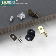 Triangular transparent shelf support with rod, glass support shelf pin, shelf support pin, wooden bo