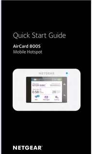 Netgear mobile pocket WiFi AC 450Mbs  5Ghz WiFi 蛋 全新 現貨 Netgear ac800s 3CA 4G分享器 WIFI分享器 行動網卡 M1 M2 5G