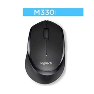 Logitech M330เดิมเมาส์ไร้สายแบบเงียบพร้อม USB 1000DPI ออปติคอลเมาส์สำหรับนักเล่นเกม KyleSeba คอมพิวเตอร์สำนักงาน/เมาส์สำหรับโน้ตบุค