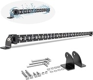 Led Light bar 31inch 150W Single Row Driving Light 6D Lamp Cup Off Road Lights for Cabin, Boat, SUV,