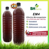 ♟(1.5LITER) EM4 Effective Microorganisms EM4 Penternakan EM4 Perikanan Em4 Pertanian Baja EM Beta Fi