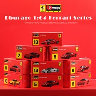 Bburago 1:64 Series Model Car Collection For La /Enzo/458 Speciale/488GTB/599GTO/F40/F50