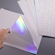 10 Sheets/pack A4 Cold Lamination Film Holographic Self Adhesive Sheets