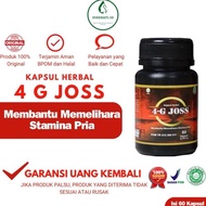 4-G JOSS Vitamin Alami Upgrade Stamina Pria - 4G JOSS ASLI BPOM Makin