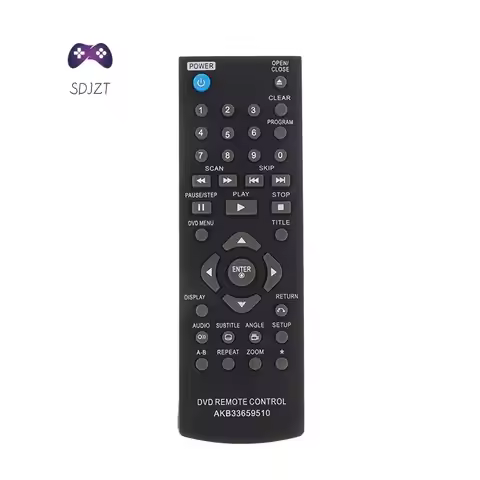 1PC Black Remote Control Compatible With LG DVD Player AKB33659510 DVD Player Fernbedienung