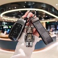 For Mercedes Benz CLA GLA GLK AMG GLC C C200 B200 S C E Class W213 Key Chains Case Ring Cover Car St