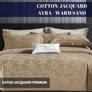 KATUN Bedcover Set Premium Jacquard Cotton Bed Sheet Size 160x200 King 180x200 Extra King 200x200 14