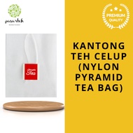 [ market ] Pyramid Tea Bag | Nylon Tea Bag | Empty Tea Bags | Tea Bags