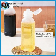 【4PCS】Oil Bottles Kitchen Seasoning Scream Oil Pot Filled Soy Sauce Vinegar Squeeze Bottle LS
