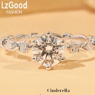 Mỹ D màu moissanite Vòng pt950 các Cỗ Xe Bí Ngô 1 Karat Nhẫn kim cương