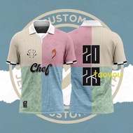 Chef Uniform/etikastreet Retro Collar Jersey Baju Raya 2023 Viral Lelaki Streetwear Japanese Jersi Viral Murah Lelaki Kanak
