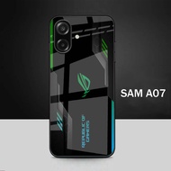 Case Samsung A07 - Softcase Glass Kaca Samsung A07 - Casing Glass Kaca Samsung A07