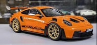 全新 NOREV 1:18 Porsche 911 992 GT3 RS 2022 [ Orange , Shark Blue ]