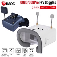 9IMOD 5.8G FPV VR Goggles 008D 008PRO FPV Goggles 40CH Receiver 4.3inch 800x480 IPS FPV Goggles With