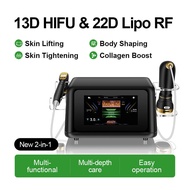 13D HIFU 22D Lipo RF Ultrasonic Radio Frequency Device Facial Firming Lifting Cheek Burning Belly Le