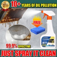 500ml Kitchen Cleaner Spray 99.9% Deep Stain Removal Degreases Shines Stove Degreaser Cleaner Spray