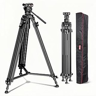 Sachery Video Travel Tripod with 360° Fluid Head (BV185)
