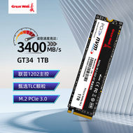 长城（Great Wall）1TB 2TB SSD固态硬盘 M.2接口 NVMe协议PCIe高速读写 GT34 NVMe协议 1TB