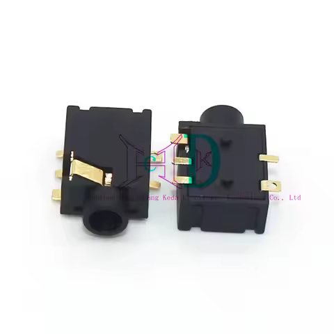 10 PCS PJ-365 3.5 Earphone Jack 5pin Paster 2 Fixed Pin Diameter 3.5mm Jack For Microusb Socket Swit
