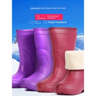 winter boots boots Winter Lightweight EVA Foam Thickened Snow Boots Rain Boots