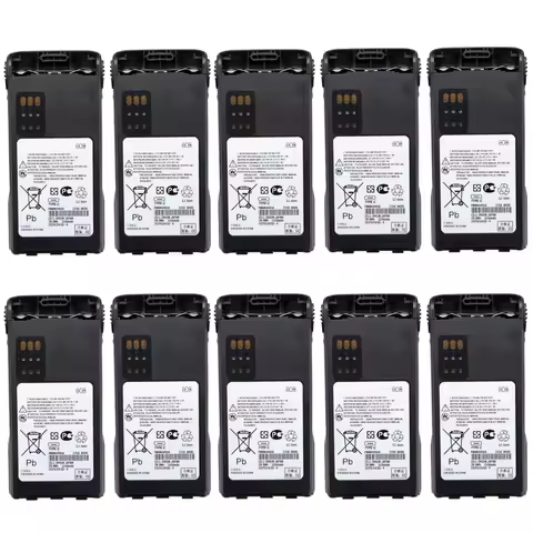 10PCS 7.4V 3200mAh Non-IMPRES Lithium-Ion Type-C Battery for Motorola XTS PR Series XTS2500 XTS1500 