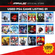 JB Branch Listing 1 - SONY USED PlayStation 4 PS4  - Call of Duty/Assassin's Creed/Tom Clancy's/Batm