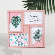 4 in 1 Photo Frame Family 4R Pink