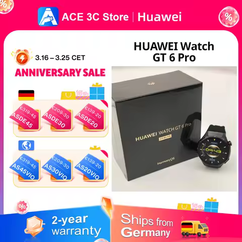 HUAWEI Watch GT 6 Pro 46mm GPS Smartwatch 1.47 inches AMOLED Color Screen Up to 21 Days of Battery L