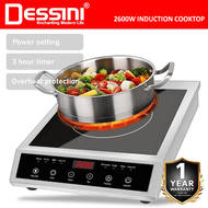 DESSINI ITALY Electromagnetic Induction Hob Cooker Touch Control Cooktop Tabletop Stove Countertop B