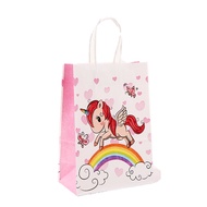 ✨💖 Paper Bag 5Pcs/ Set 💖 Baby Shark Paper Bag Spiderman Frozen Unicorn Pony Super JoJo Gift Bag 💖 Goodie Bag 💖 Paper Bag 💖 Unicorn Gift Bag Children Day Gifts Party Gift Bag Loot Bag 💖