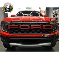 1 piece Ford Ranger Raptor Grill Wording Sticker For Ford Ranger Raptor 2023 2024