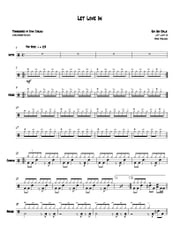 Goo Goo Dolls - Let Love In: Drum Sheet Music Evan Jaslow