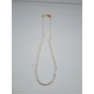 Rice pearl necklace