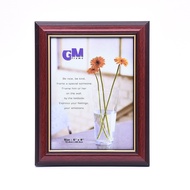 Burgundy Wooden Frame with Gold Lining | Picture Frame | Photo Frame | 5R - S8R